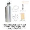 Bình CO2 Nhôm - Bình CO2 thủy sinh chế đầy đủ phụ kiện - Aluminum CO2 Darlac's Aquria DIY