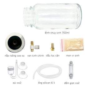 Co2 thuỷ sinh - Bình co2 chế đầy đủ phụ kiện